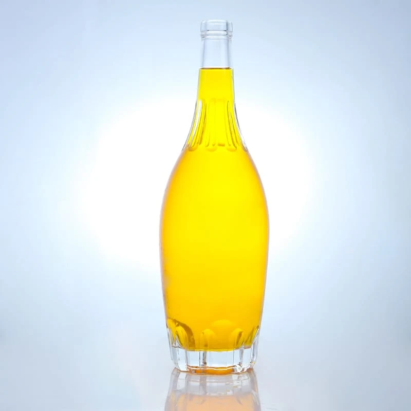 048 - Thick Bottom 75cl Glass Bottle For Liquor