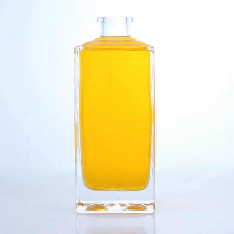 164 - Hot Sale Thick Bottom Square 500ml glass bottle