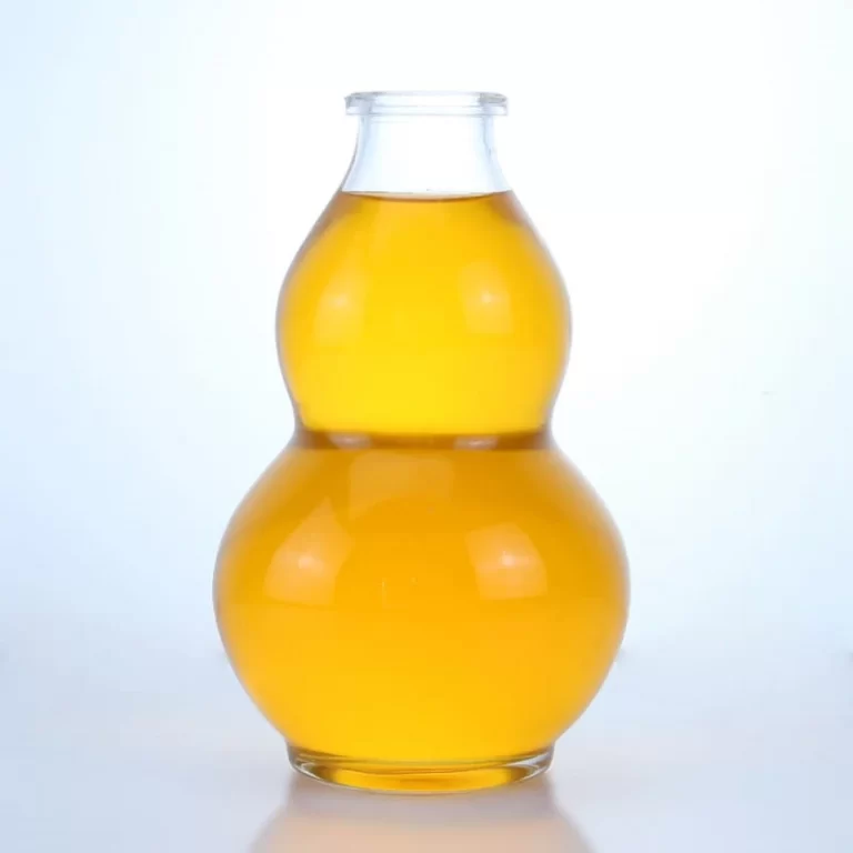 193 - Unique Gourd Shaped Glass Bottle 500ml