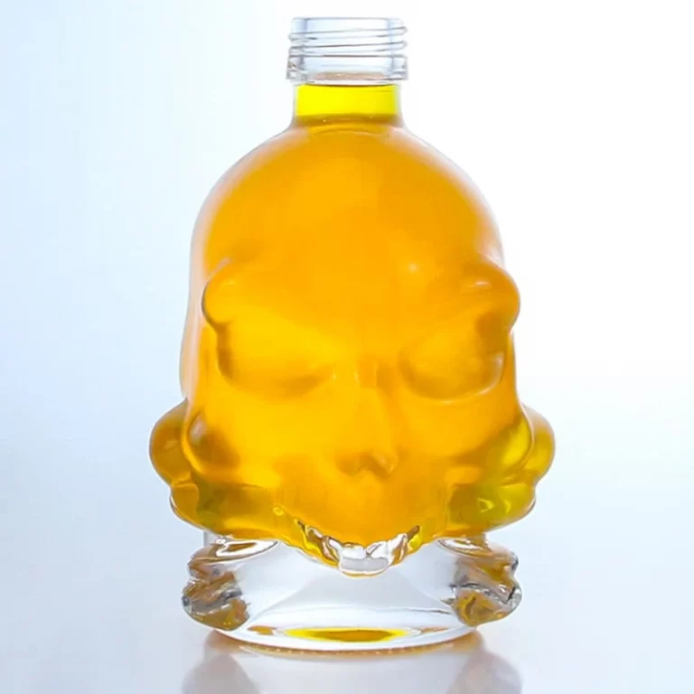 216 - Unique Shaped 750ml Glass Bottle With Screw Cap