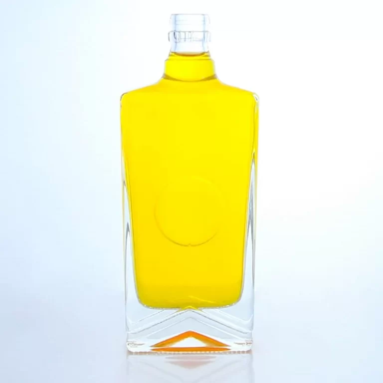 500 - Square Shaped Empty 500ml Vodka Glass Bottle