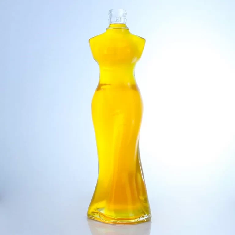 218 - Unique Lady Shaped 750ml Glass Bottle For Wholesale