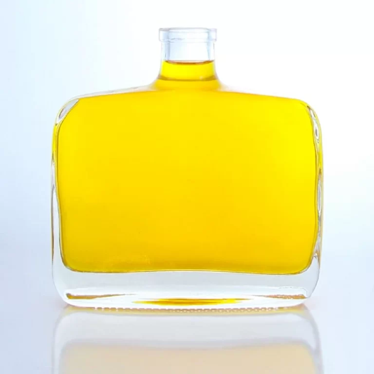 501 - Square Shaped Empty 750ml Glass Bottle