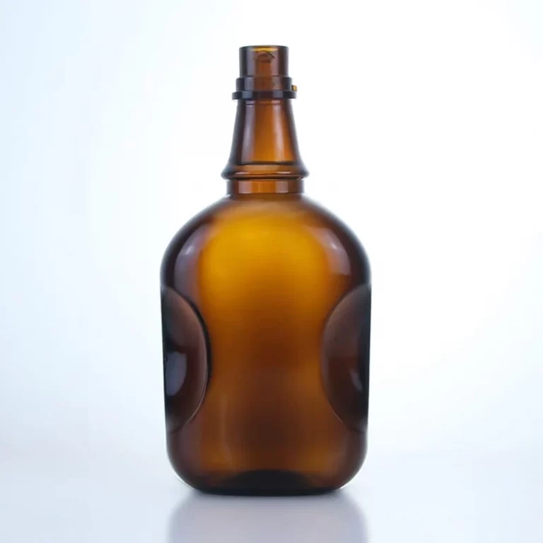 229 - Hot Sale 620ml Amber Beer Glass Bottle