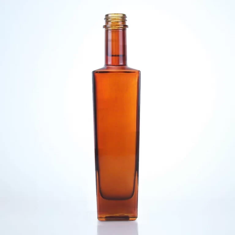 230 - Hot Sale 500ml Amber Color Painted Glass Bottle For Vodka