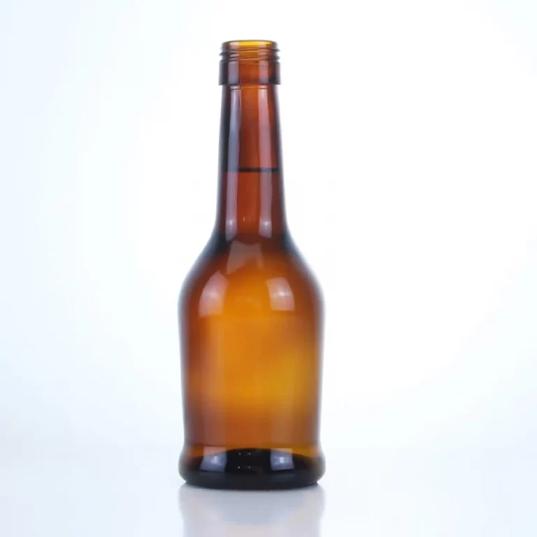 242 - Regular Shaped 330ml Amber Beer Glass Bottle With Screw Cap