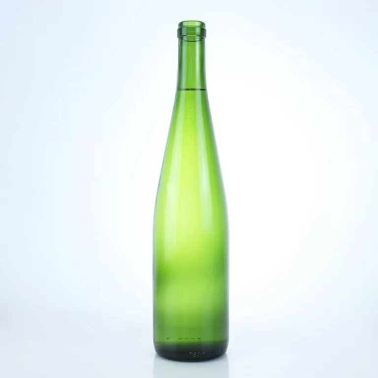 243 - Classic Green 750ml Glass Bottle For Wine