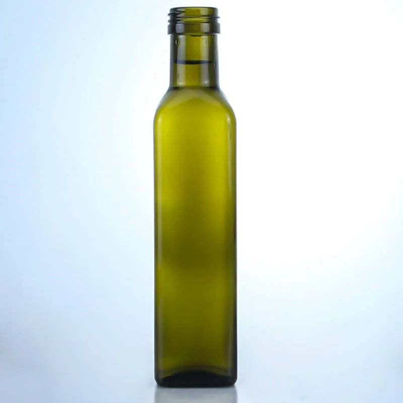 255 - Wholesale 250ml Green Olive Oil Glass Bottles