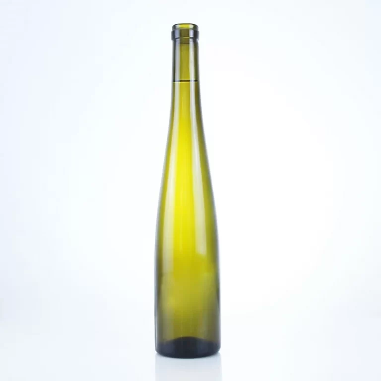 260 - Green Color Slim 375ml Glass Bottle For Wine