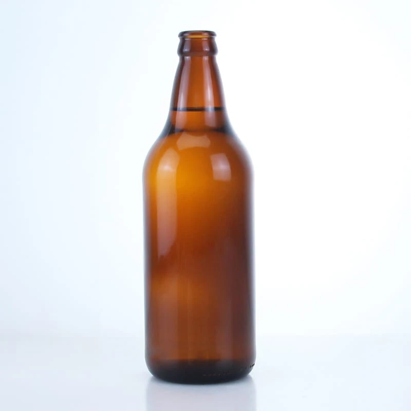 266 - Wholesale Amber Glass Beer Bottle With Cap