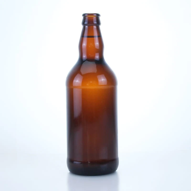 267 - Wholesale Classic Round Beer Glass Amber Bottle