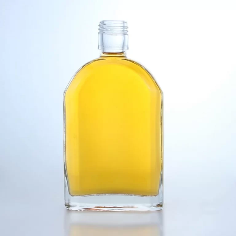 290 - Hot Sale Flat 375ml Glass Bottle For Wholesale