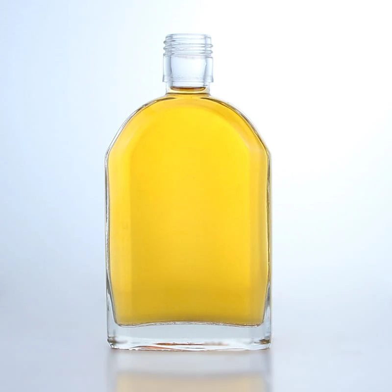 290 - Hot Sale Flat 375ml Glass Bottle For Wholesale