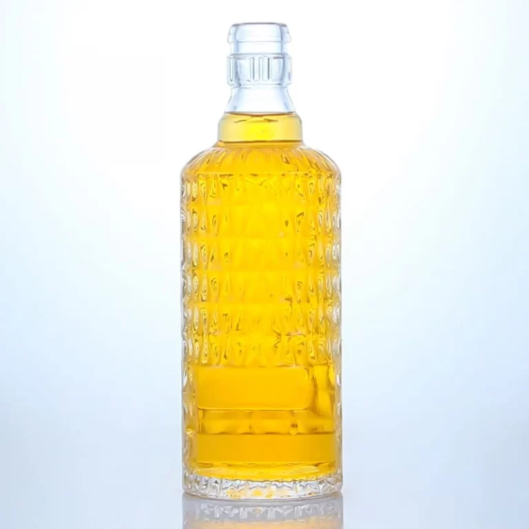 307 - Customized Shape 500ml Glass Bottle For Whisky