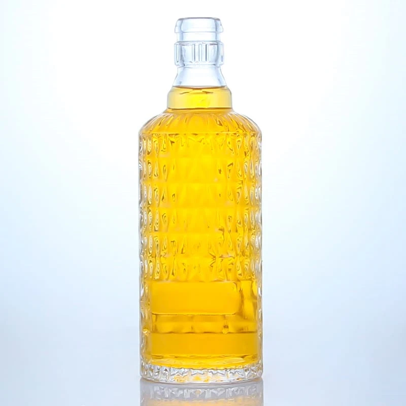 307 - Customized Shape 500ml Glass Bottle For Whisky