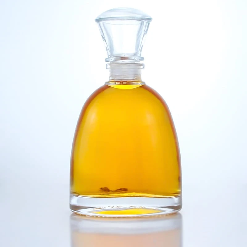 310 - High Quality Bubble Glass Bottle 500ml For Wholesale