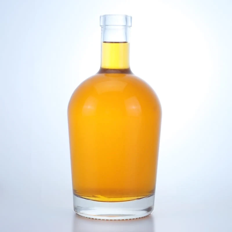 329-Factory Wholesale square Glass Bottle with cork