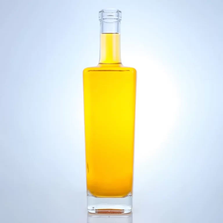 338- The factory produces 750 ml square glass bottles with cork