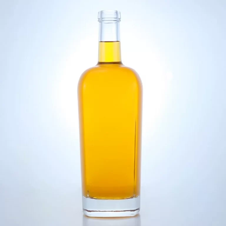 367- 750ml Factory custom wholesale square liquor glass bottle