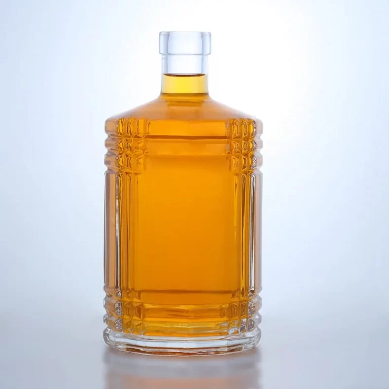 383-750ml factory customized vodka glass bottle