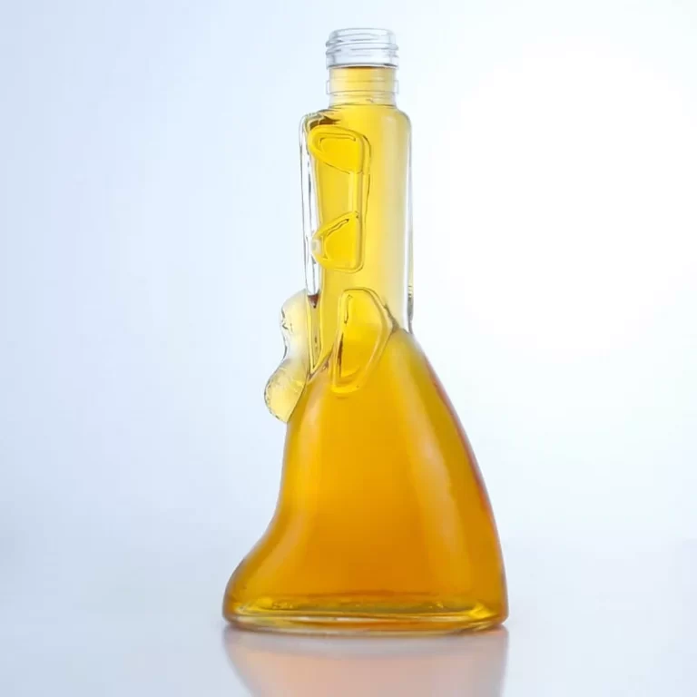 318 - Unique Shape 750ml Glass Bottle For Sale