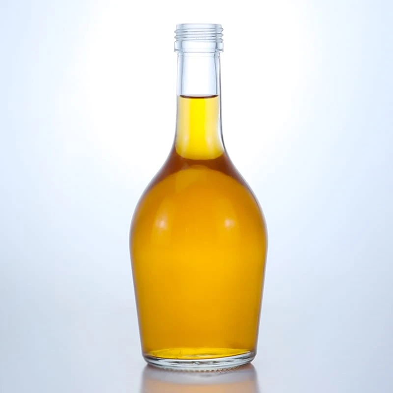 401-750ml factory producing round vodka glass bottles