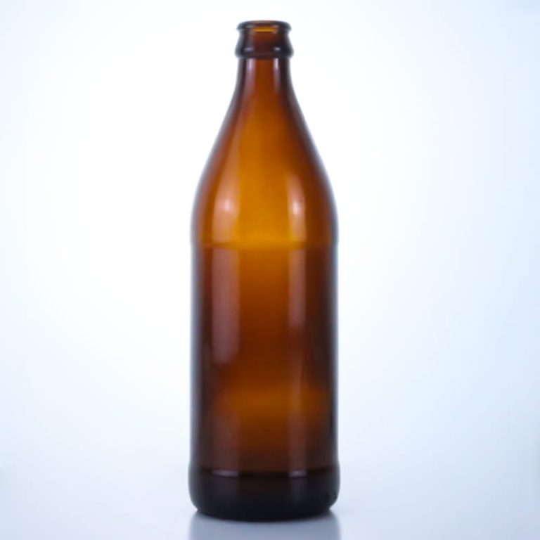 504-500ML Brown Medium Beer Glass Bottle