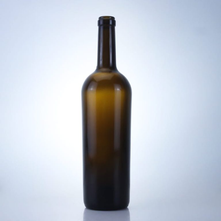 519-750ML Brown Wine Glass Bottle