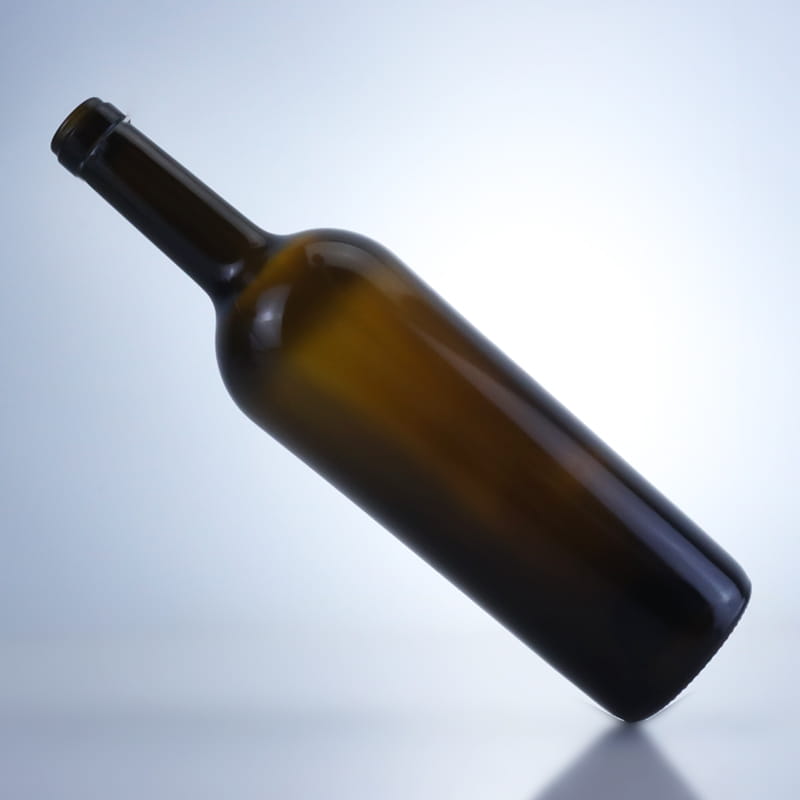 519-750ML Brown Wine Glass Bottle