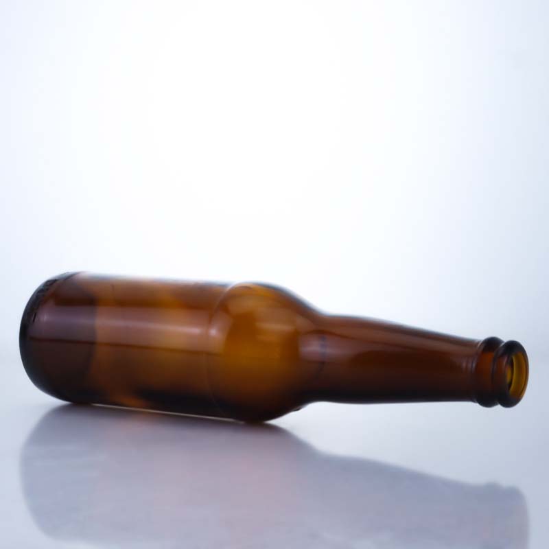 503-300ML Amber Small Beer Glass Bottle