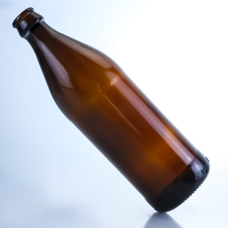 504-500ML Brown Medium Beer Glass Bottle