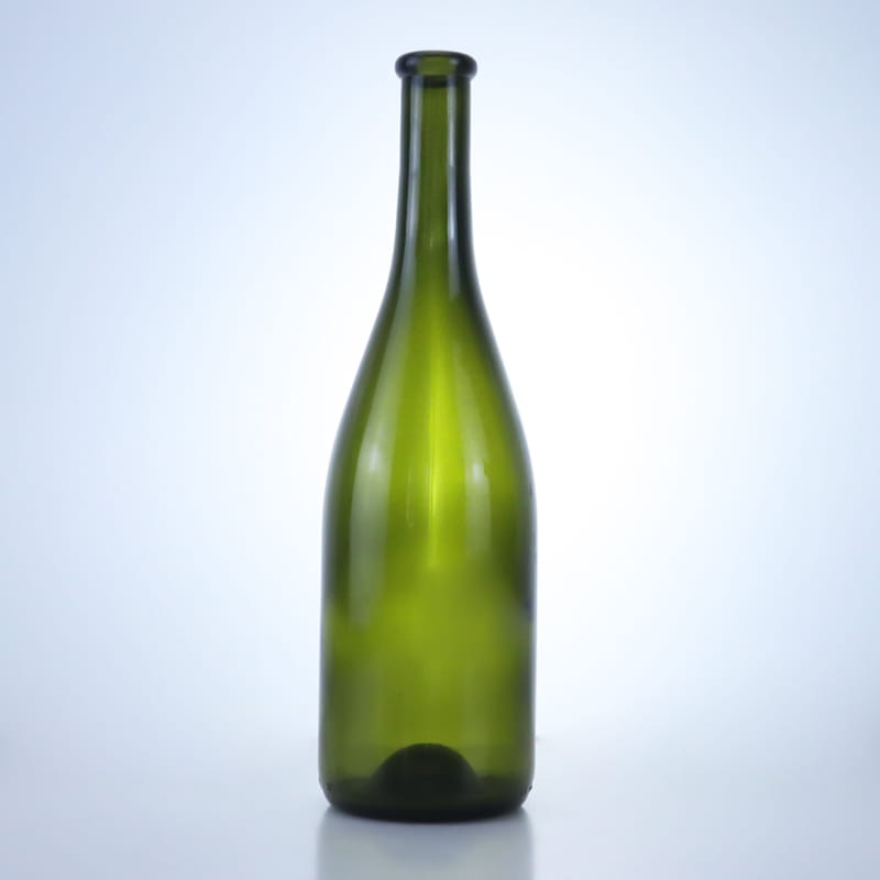 516-750ML Green Wine Glass Bottle