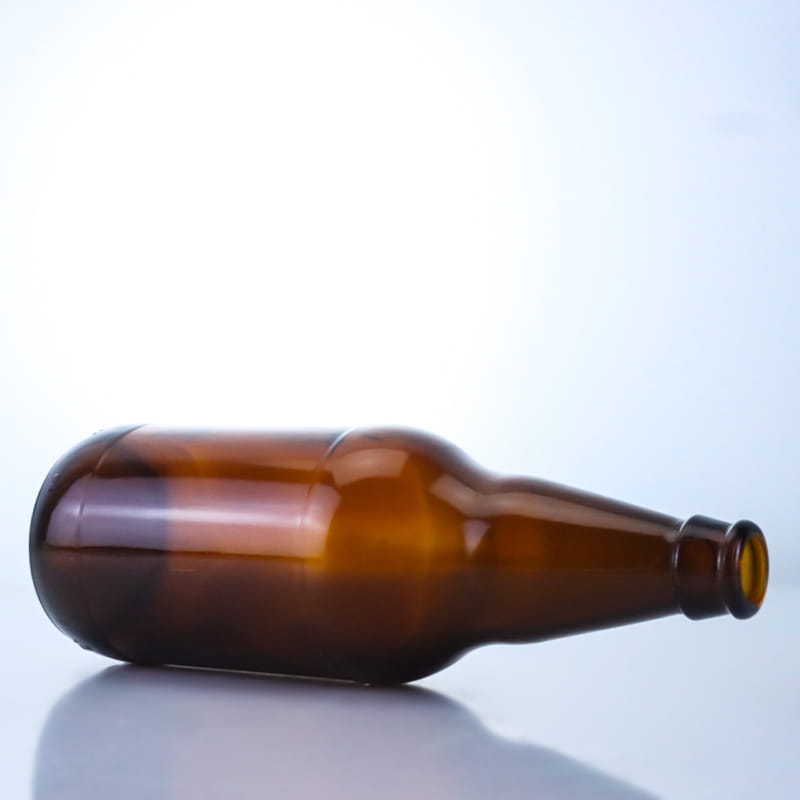 505-450ML Brown Medium Beer Glass Bottle