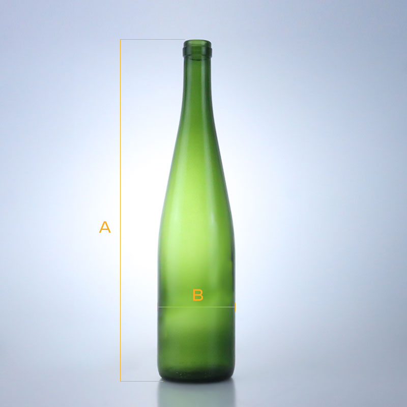 518-750ML Green Wine Glass Bottle