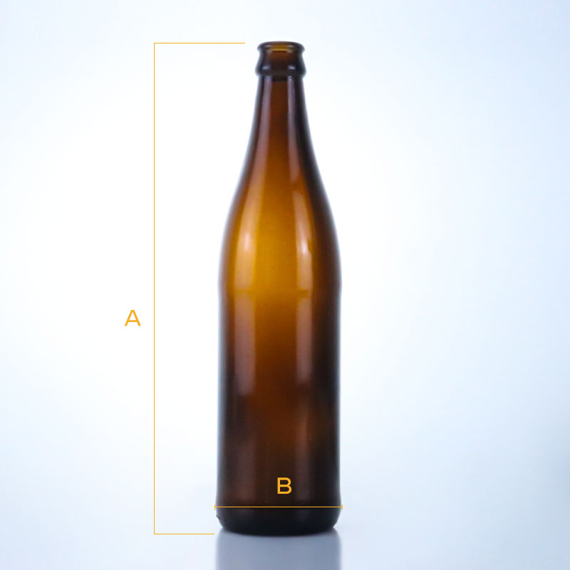 508-500ML Brown Beer Glass Bottle