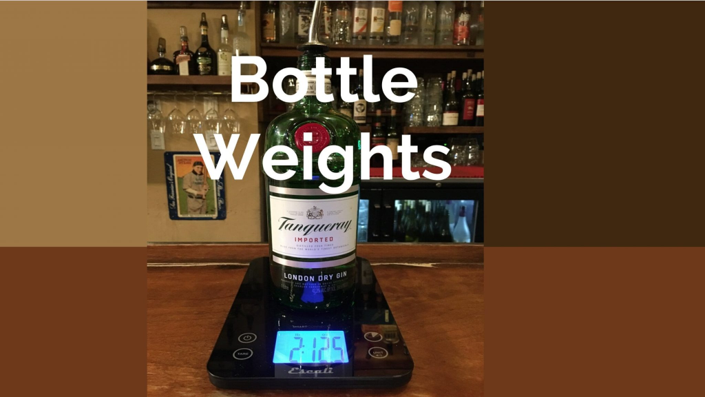 The relationship between glass bottle weight and capacity